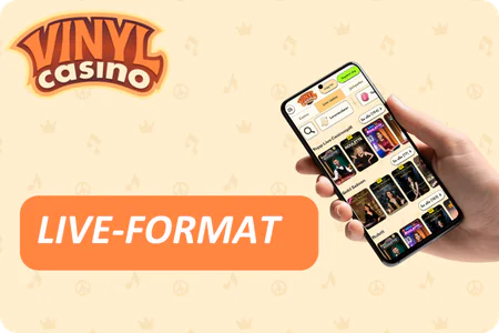 Vinyl casino online Live-format