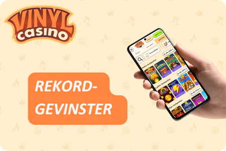 Vinyl casino online Rekordgevinster