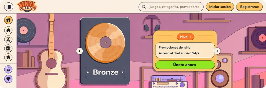 Programa VIP de Vinyl Casino