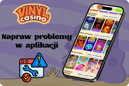 Rozwiązywanie problemów z Vinyl Casino na telefonie