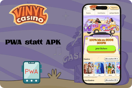 Warum Vinyl Casino auf eine PWA statt auf eine APK setzt