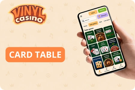 Vinyl Casino online card tables