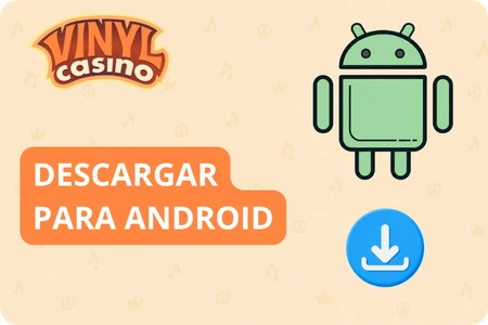 Instalación de Vinyl Casino online en Android