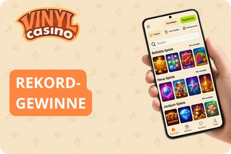 Vinyl Casino Online Rekordgewinne