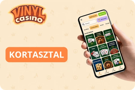 Vinyl Casino online kártyaasztalok