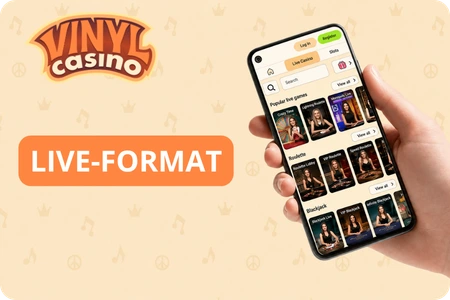 Vinyl Casino online live format