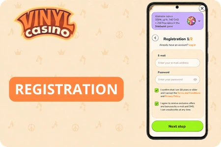 Vinyl Casino online registration