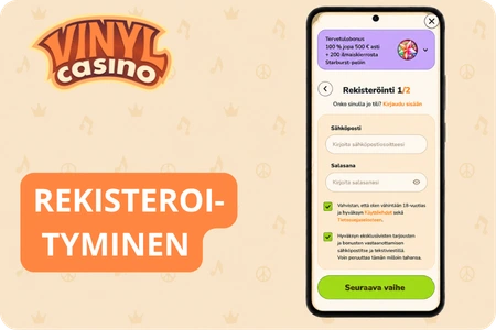Vinyl Casino online rekisteröinti