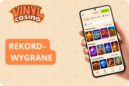 Rekordowe wygrane w Vinyl Casino online