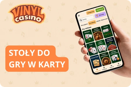 Stoły karciane w Vinyl Casino online