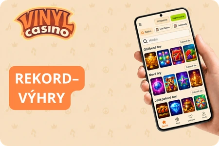 Rekordní výhry ve Vinyl Casino online