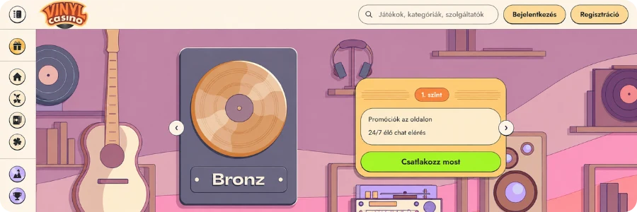 Vinyl Casino VIP-program